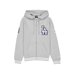 Caps* Los Angeles Dodgers Gray Logo Select FullZip Hoodie - KTGCaps - Baseball caps for various teams, purchased online at a discount