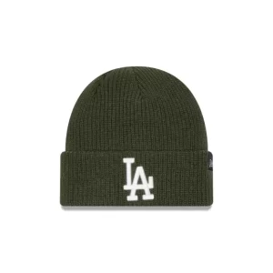 Caps* Los Angeles Dodgers Green Merino Wool Knit Beanie - KTGCaps - Baseball caps for various teams, purchased online at a discount