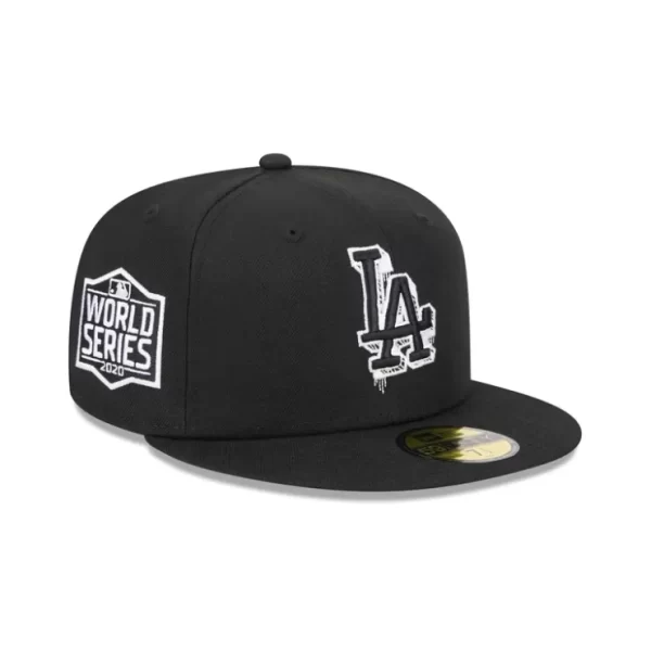 Caps* Los Angeles Dodgers Hi Vis Doodle 59FIFTY Fitted Hat - KTGCaps - Baseball caps for various teams, purchased online at a discount