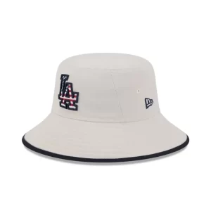 Caps* Los Angeles Dodgers Independence Day 2024 Stretch Bucket Hat - KTGCaps - Baseball caps for various teams, purchased online at a discount