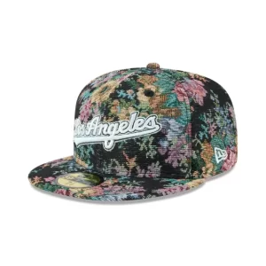 Caps* Los Angeles Dodgers Jacquard Pattern 59FIFTY Fitted Hat - KTGCaps - Baseball caps for various teams, purchased online at a discount