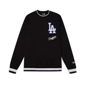 Caps* Los Angeles Dodgers Logo Select Black Crewneck - KTGCaps - Baseball caps for various teams, purchased online at a discount
