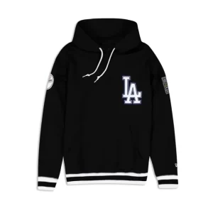 Caps* Los Angeles Dodgers Logo Select Color Flip Black Hoodie - KTGCaps - Baseball caps for various teams, purchased online at a discount