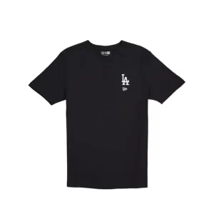 Caps* Los Angeles Dodgers Logo Essentials Black TShirt - KTGCaps - Baseball caps for various teams, purchased online at a discount