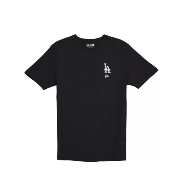 Caps* Los Angeles Dodgers Logo Essentials Black TShirt - KTGCaps - Baseball caps for various teams, purchased online at a discount