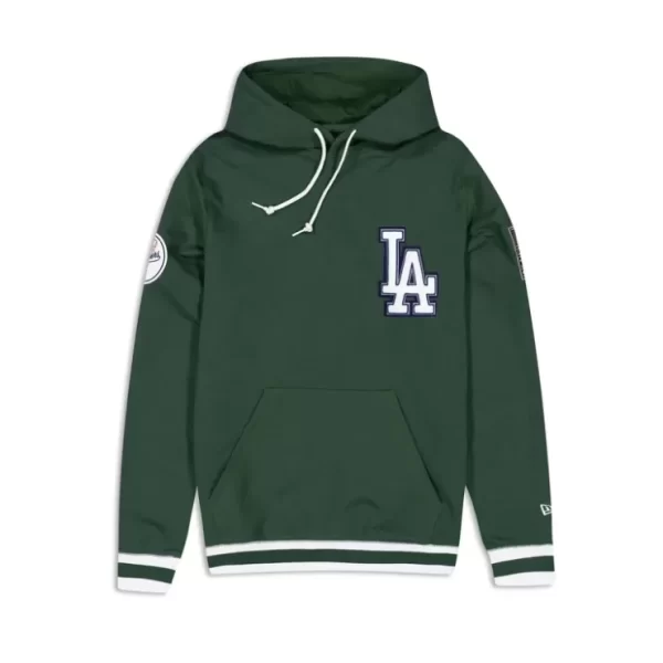 Caps* Los Angeles Dodgers Logo Select Color Flip Green Hoodie - KTGCaps - Baseball caps for various teams, purchased online at a discount