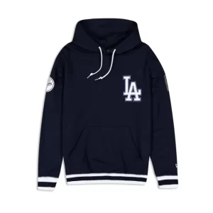 Caps* Los Angeles Dodgers Logo Select Color Flip Navy Hoodie - KTGCaps - Baseball caps for various teams, purchased online at a discount