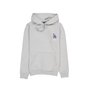 Caps* Los Angeles Dodgers Logo Essentials Gray Hoodie - KTGCaps - Baseball caps for various teams, purchased online at a discount