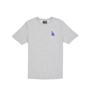 Caps* Los Angeles Dodgers Logo Essentials Gray TShirt - KTGCaps - Baseball caps for various teams, purchased online at a discount