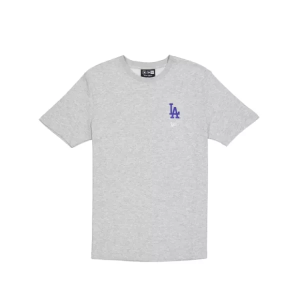 Caps* Los Angeles Dodgers Logo Essentials Gray TShirt - KTGCaps - Baseball caps for various teams, purchased online at a discount