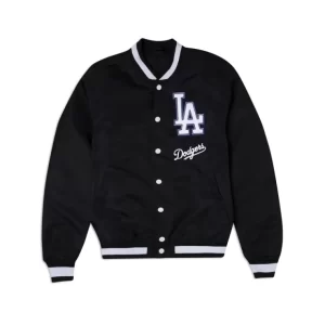 Caps* Los Angeles Dodgers Logo Select Black Jacket - KTGCaps - Baseball caps for various teams, purchased online at a discount