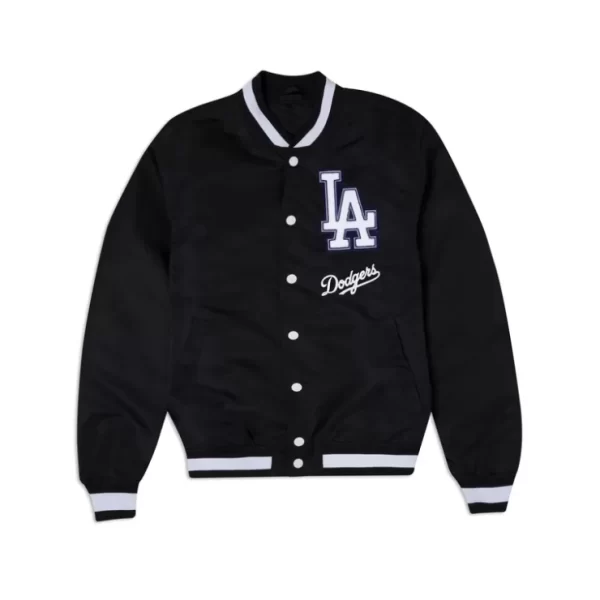 Caps* Los Angeles Dodgers Logo Select Black Jacket - KTGCaps - Baseball caps for various teams, purchased online at a discount