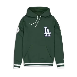 Caps* Los Angeles Dodgers Logo Select Color Flip Green Hoodie - KTGCaps - Baseball caps for various teams, purchased online at a discount