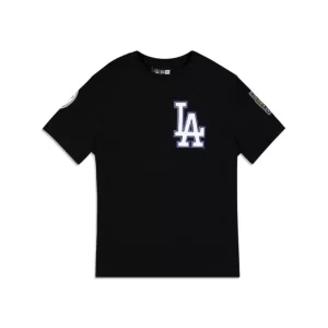 Caps* Los Angeles Dodgers Logo Select Color Flip Black TShirt - KTGCaps - Baseball caps for various teams, purchased online at a discount