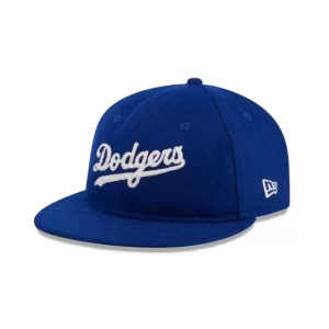 Caps* Los Angeles Dodgers Melton Wool Retro Crown 9FIFTY Adjustable Hat - KTGCaps - Baseball caps for various teams, purchased online at a discount