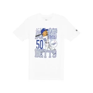 Caps* Los Angeles Dodgers Mookie Betts Caricature TShirt - KTGCaps - Baseball caps for various teams, purchased online at a discount