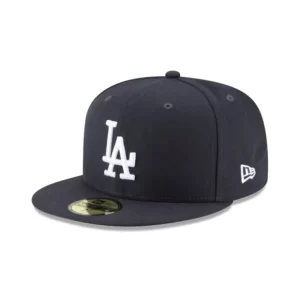 Caps* Los Angeles Dodgers Navy Basic 59FIFTY Fitted Hat - KTGCaps - Baseball caps for various teams, purchased online at a discount