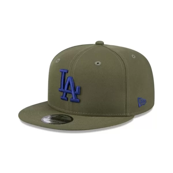 Caps* Los Angeles Dodgers Olive 9FIFTY Snapback Hat - KTGCaps - Baseball caps for various teams, purchased online at a discount