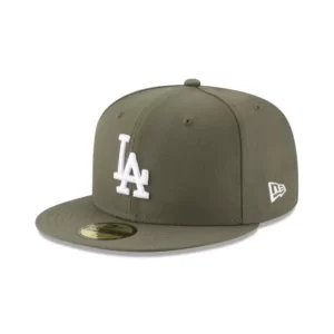 Caps* Los Angeles Dodgers Olive 59FIFTY Fitted Hat - KTGCaps - Baseball caps for various teams, purchased online at a discount