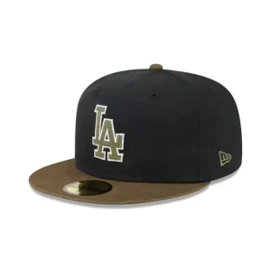 Caps* Los Angeles Dodgers Quilted Logo 59FIFTY Fitted Hat - KTGCaps - Baseball caps for various teams, purchased online at a discount