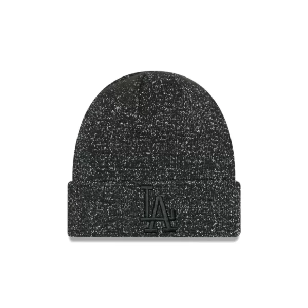 Caps* Los Angeles Dodgers Reflective Black Knit Beanie - KTGCaps - Baseball caps for various teams, purchased online at a discount