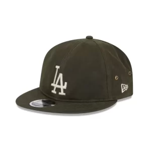 Caps* Los Angeles Dodgers Rifle Green Retro Crown 9FIFTY Adjustable Hat - KTGCaps - Baseball caps for various teams, purchased online at a discount