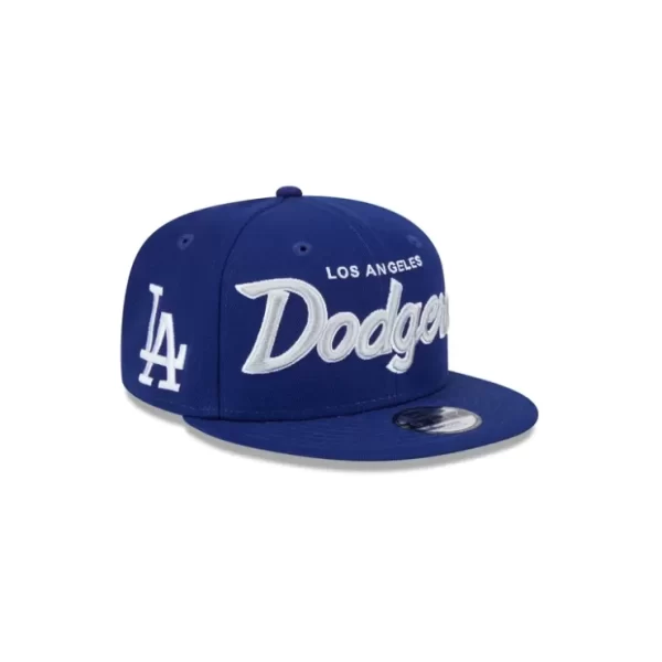 Caps* Los Angeles Dodgers Script Kids 9FIFTY Snapback Hat - KTGCaps - Baseball caps for various teams, purchased online at a discount