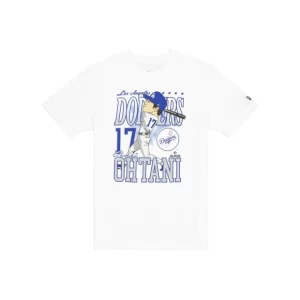 Caps* Los Angeles Dodgers Shohei Ohtani Caricature TShirt - KTGCaps - Baseball caps for various teams, purchased online at a discount