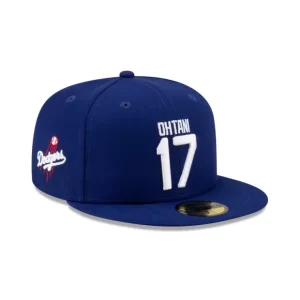 Caps* Los Angeles Dodgers Shohei Ohtani 17 59FIFTY Fitted Hat - KTGCaps - Baseball caps for various teams, purchased online at a discount