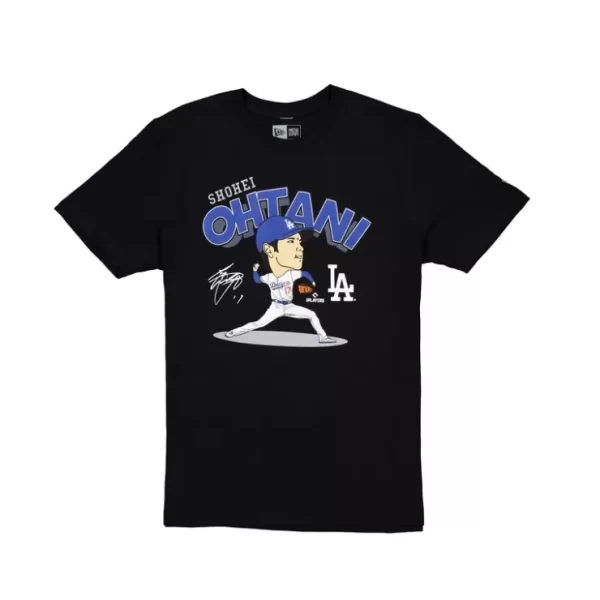 Caps* Los Angeles Dodgers Shohei Ohtani Black TShirt - KTGCaps - Baseball caps for various teams, purchased online at a discount