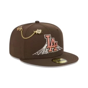 Caps* Los Angeles Dodgers Spider Pin 59FIFTY Fitted Hat - KTGCaps - Baseball caps for various teams, purchased online at a discount