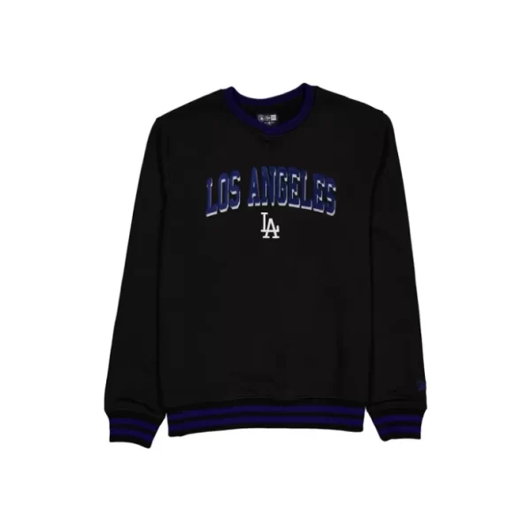 Caps* Los Angeles Dodgers Sport Night Black Crewneck - KTGCaps - Baseball caps for various teams, purchased online at a discount
