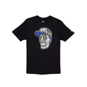 Caps* Los Angeles Dodgers Sugar Skull TShirt - KTGCaps - Baseball caps for various teams, purchased online at a discount