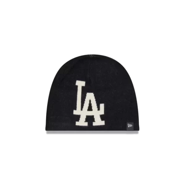 Caps* Los Angeles Dodgers Team Mega Logo Knit Beanie - KTGCaps - Baseball caps for various teams, purchased online at a discount