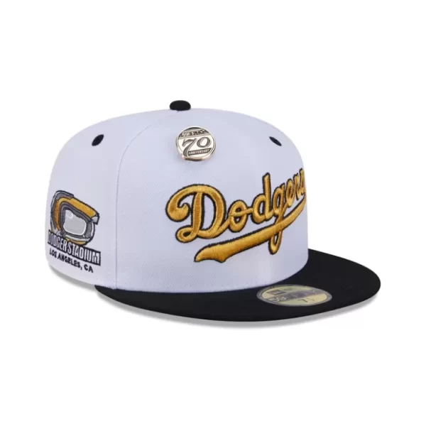 Caps* Los Angeles Dodgers 70th Anniversary 59FIFTY Fitted Hat - KTGCaps - Baseball caps for various teams, purchased online at a discount