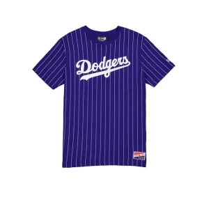 Caps* Los Angeles Dodgers Throwback Pinstripe TShirt - KTGCaps - Baseball caps for various teams, purchased online at a discount