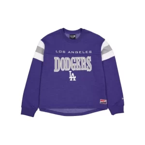 Caps* Los Angeles Dodgers Throwback Womens Crewneck - KTGCaps - Baseball caps for various teams, purchased online at a discount