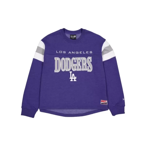 Caps* Los Angeles Dodgers Throwback Womens Crewneck - KTGCaps - Baseball caps for various teams, purchased online at a discount