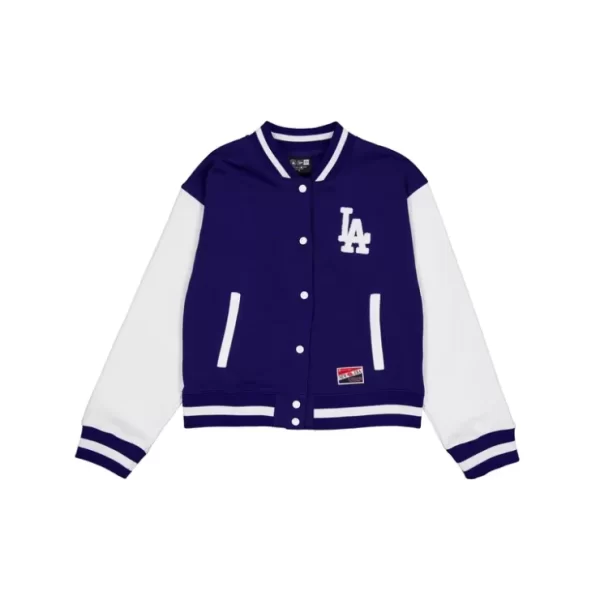 Caps* Los Angeles Dodgers Throwback Fleece Womens Jacket - KTGCaps - Baseball caps for various teams, purchased online at a discount