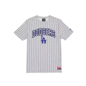 Caps* Los Angeles Dodgers Throwback Gray Pinstripe TShirt - KTGCaps - Baseball caps for various teams, purchased online at a discount