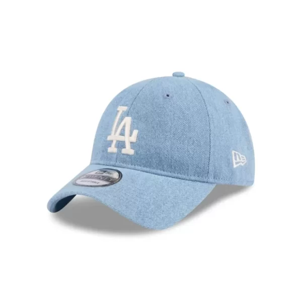 Caps* Los Angeles Dodgers Washed Denim 9TWENTY Adjustable Hat - KTGCaps - Baseball caps for various teams, purchased online at a discount