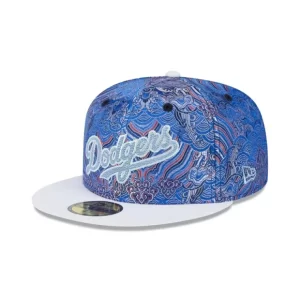 Caps* Los Angeles Dodgers Wave Fill 59FIFTY Fitted Hat - KTGCaps - Baseball caps for various teams, purchased online at a discount