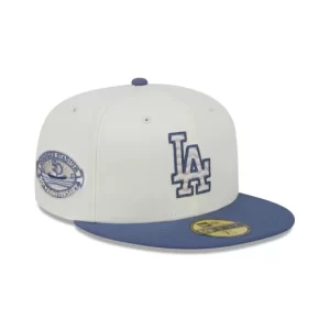 Caps* Los Angeles Dodgers Wavy Chainstitch 59FIFTY Fitted Hat - KTGCaps - Baseball caps for various teams, purchased online at a discount