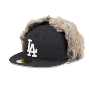 Caps* Los Angeles Dodgers Winter Dog Ear Retro Crown 59FIFTY Fitted Hat - KTGCaps - Baseball caps for various teams, purchased online at a discount