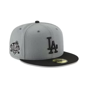 Caps* Los Angeles Dodgers World Series Champions Gray 59FIFTY Fitted Hat - KTGCaps - Baseball caps for various teams, purchased online at a discount