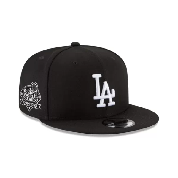 Caps* Los Angeles Dodgers World Series Champions Black 9FIFTY Snapback Hat - KTGCaps - Baseball caps for various teams, purchased online at a discount