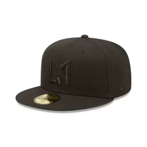 Caps* Los Angeles FC Blackout 59FIFTY Fitted Hat - KTGCaps - Baseball caps for various teams, purchased online at a discount
