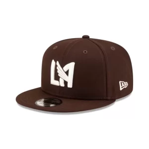 Caps* Los Angeles FC Jersey Hook Brown 9FIFTY Snapback Hat - KTGCaps - Baseball caps for various teams, purchased online at a discount