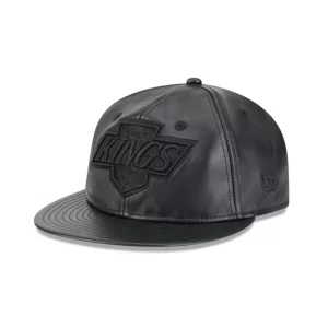 Caps* Los Angeles Kings Genuine Leather Retro Crown 9FIFTY Strapback Hat - KTGCaps - Baseball caps for various teams, purchased online at a discount