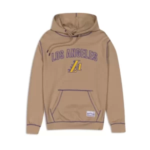 Caps* Los Angeles Lakers 2023 City Edition Tan Hoodie - KTGCaps - Baseball caps for various teams, purchased online at a discount